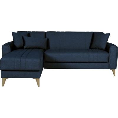 Canapé d'angle convertible réversible bleu foncé - OMEGA - 3/4 personnes