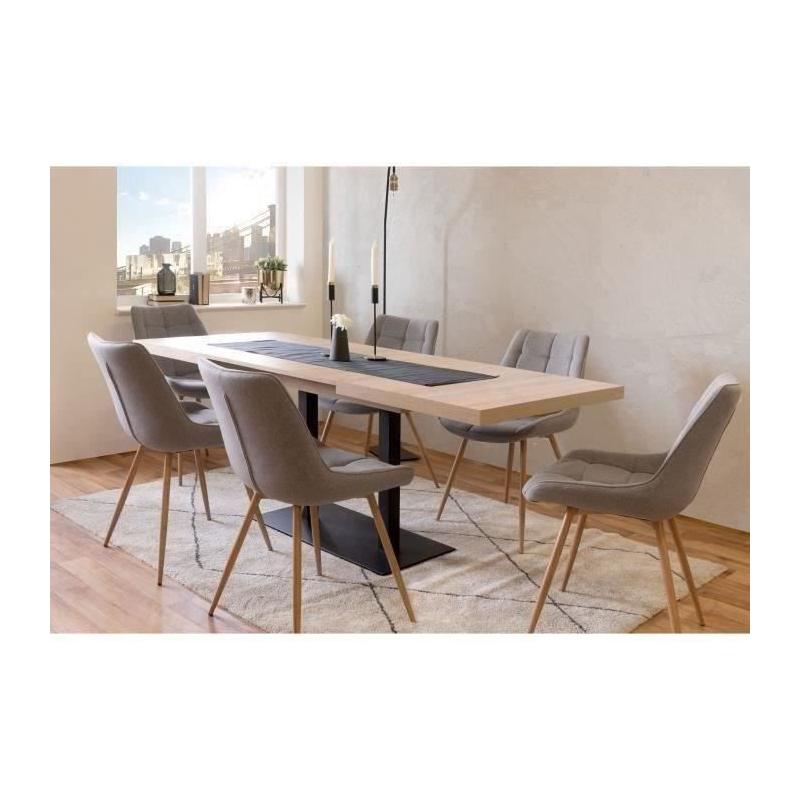 Table extensible ORLANDO - Style industriel chene sonoma