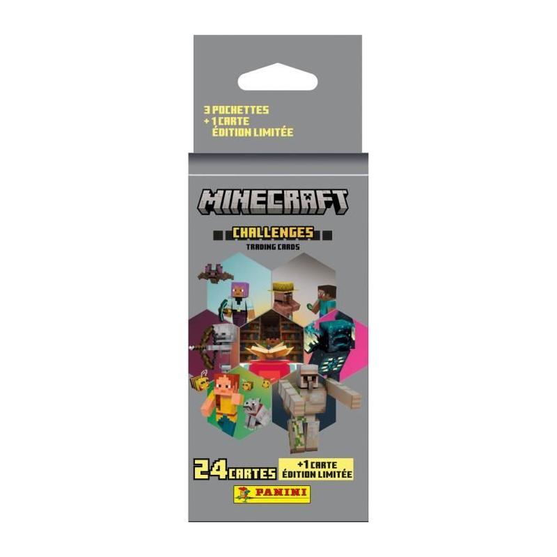 Stickers PANINI Minecraft TC 4 - Blister 3 pochettes - Edition Limitée