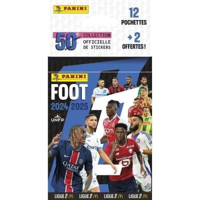 Blister PANINI Foot Ligue 1 2024-2025 - 12 + 2 offertes!