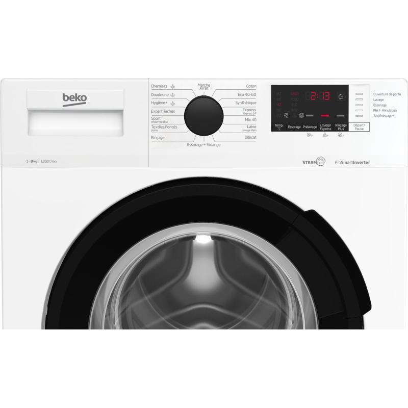 Beko b300 WUV82221BW machine à laver Charge avant 8 kg 1200 tr min Blanc