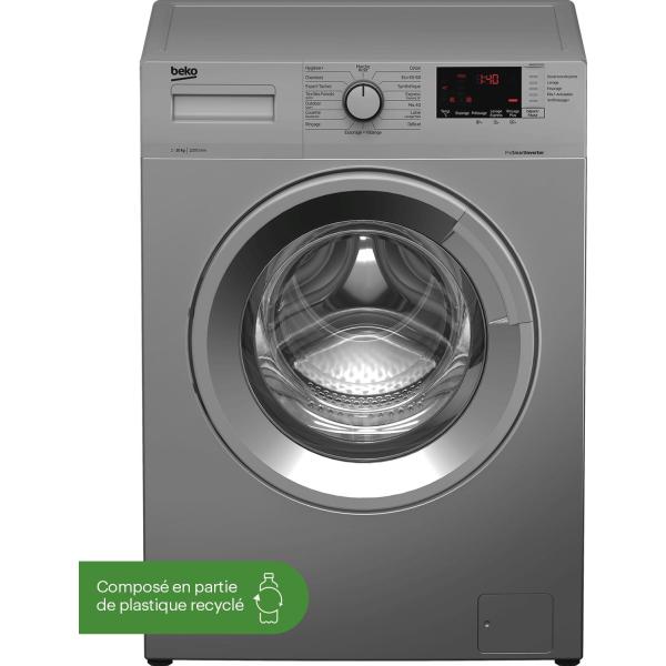 Beko WM1015CHS machine à laver Charge avant 10 kg 1200 tr/min Argent