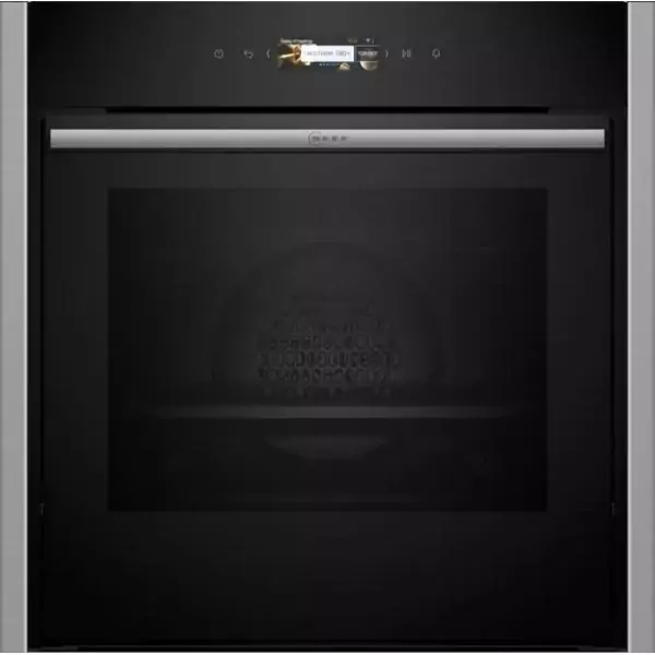 Four ecoclean Slide&Hide -NEFF N70 - B54CR31N0F - Noir - 14 modes de cuisson - 59,5 x 59,6 x 54,8 cm