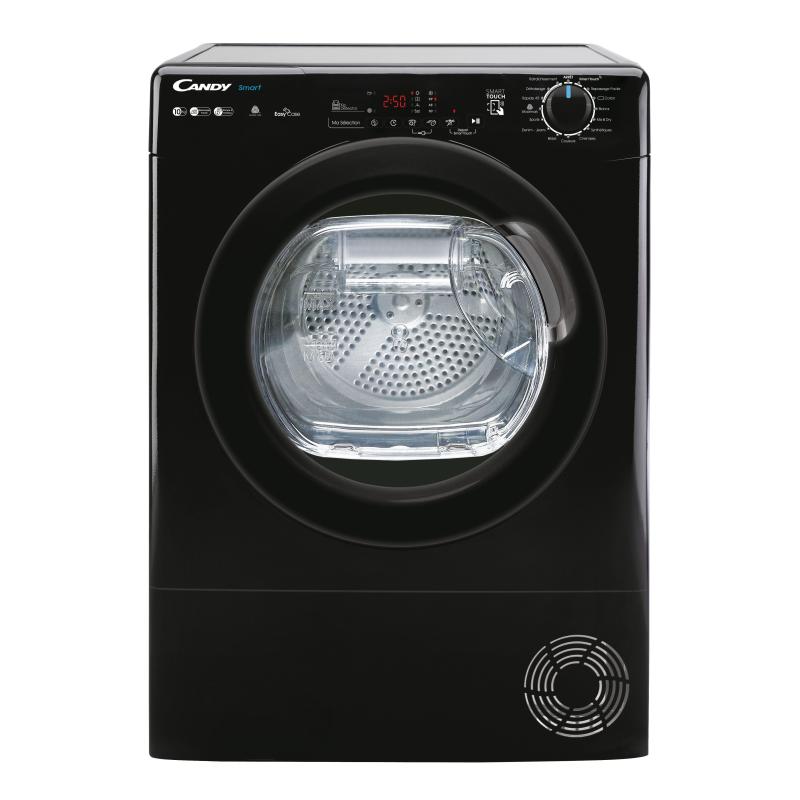 Candy Smart CSEH10A2DBEBX-47 sèche-linge Pose libre Charge avant 10 kg A++ Noir