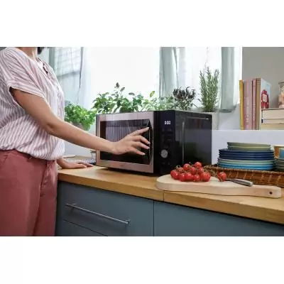 Candy CMCA29EDLB ST Acier inoxydable Micro-onde combiné Comptoir 29 L 1000 W