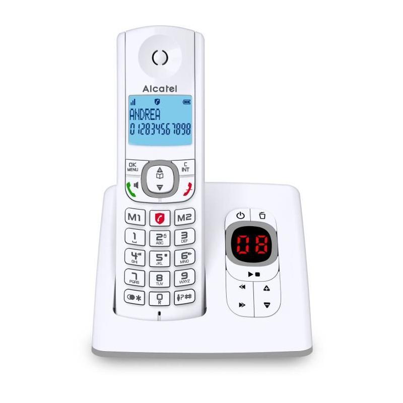 Téléphone fixe sans fil Alcatel F530 Voice - Répondeur et blocage d'appels