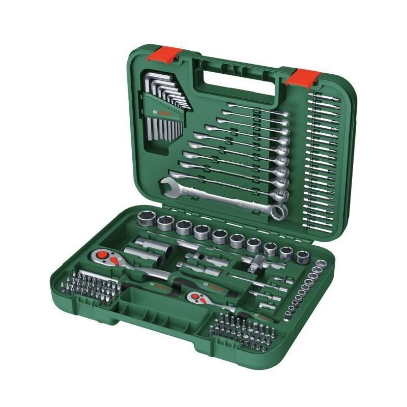 Ensemble d'outils Bosch Advanced 132 pcs pour fixations difficiles