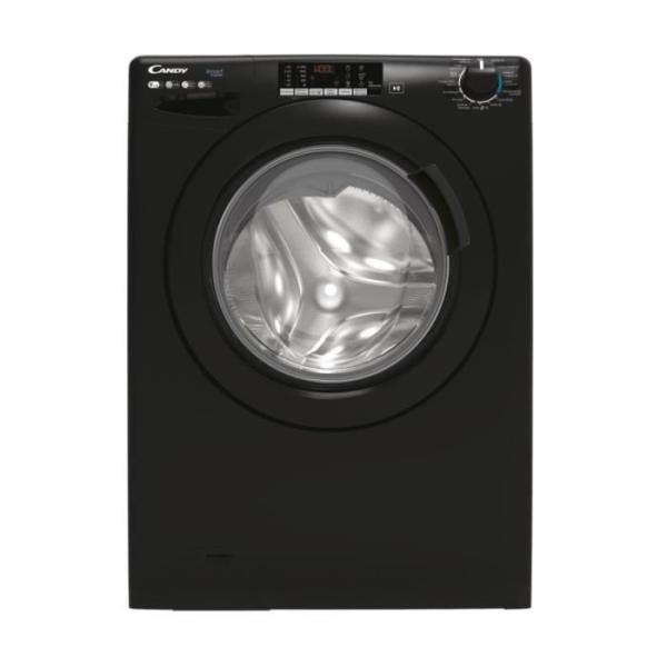 Lave-linge séchant CANDY CSWS496TWMBBE/FR - 9 / 6 kg - Induction - 1400trs/min - Classe A - 16 prgms - Noir