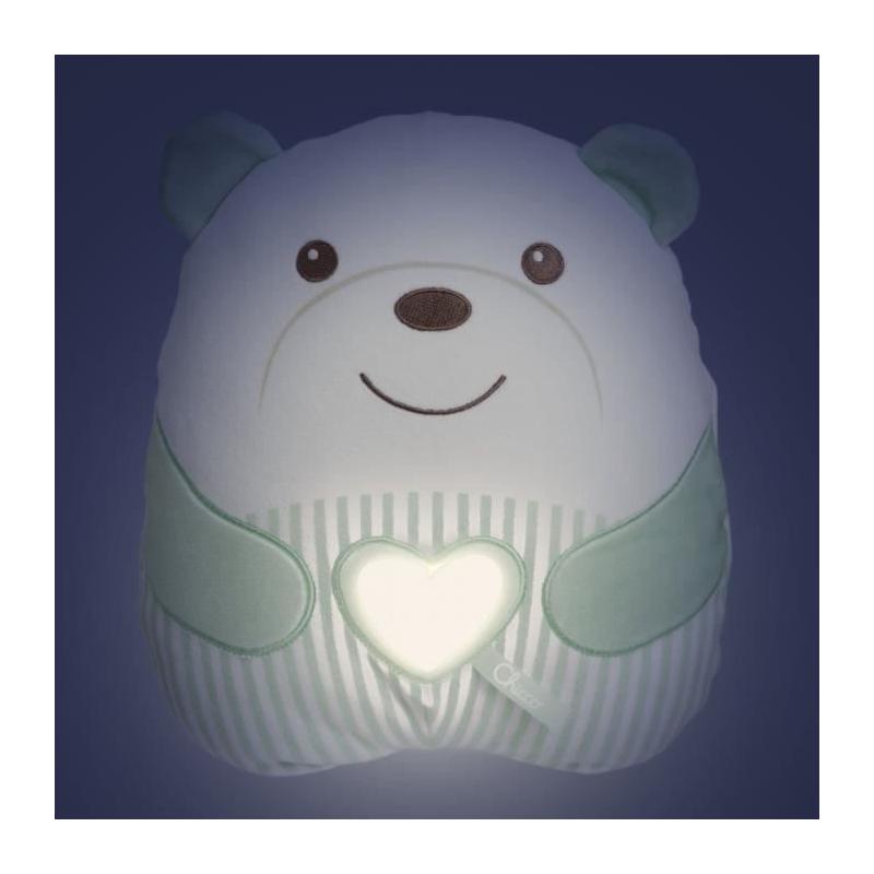 Doudou Peluche Ourson CHICCO Vert - Dès la naissance