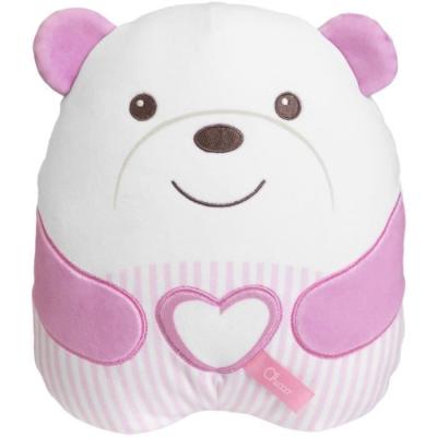 Doudou Peluche Ourson CHICCO Rose - Pour les bébés