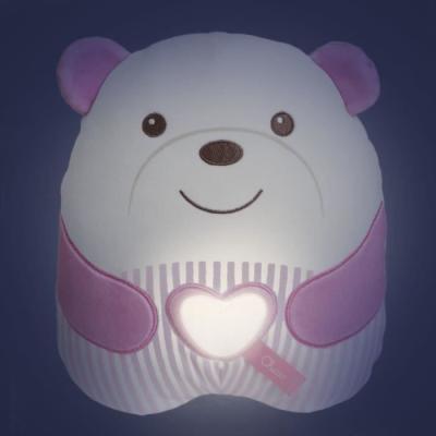 Doudou Peluche Ourson CHICCO Rose - Pour les bébés