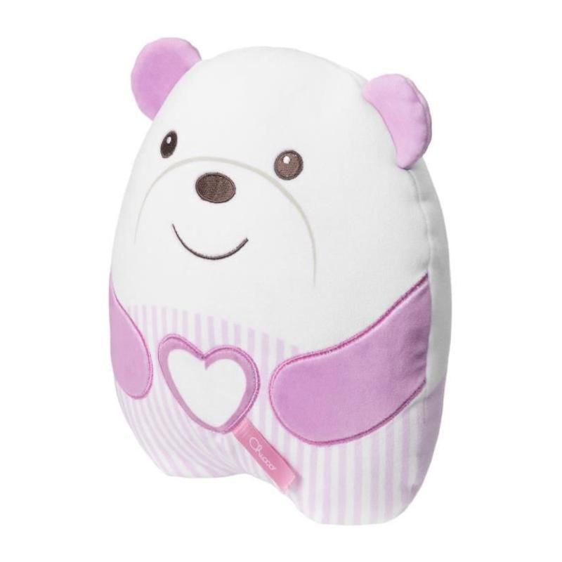 Doudou Peluche Ourson CHICCO Rose - Pour les bébés