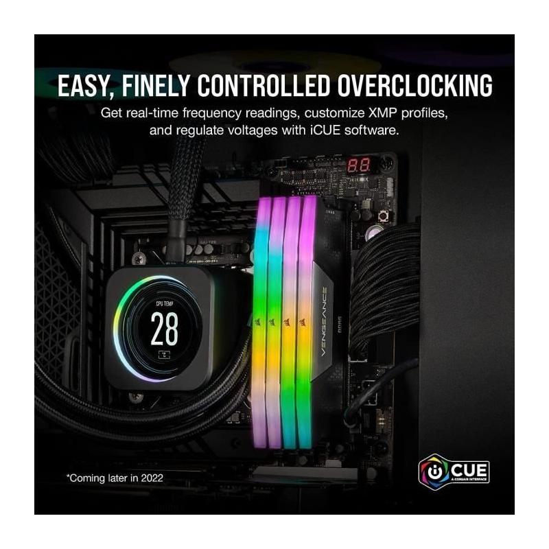Corsair Vengeance RGB DDR5 32 Go 6400 MHz - Kit Dual Channel
