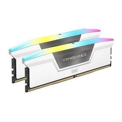 Mémoire RAM CORSAIR Vengeance RGB DDR5 32Go Blanc