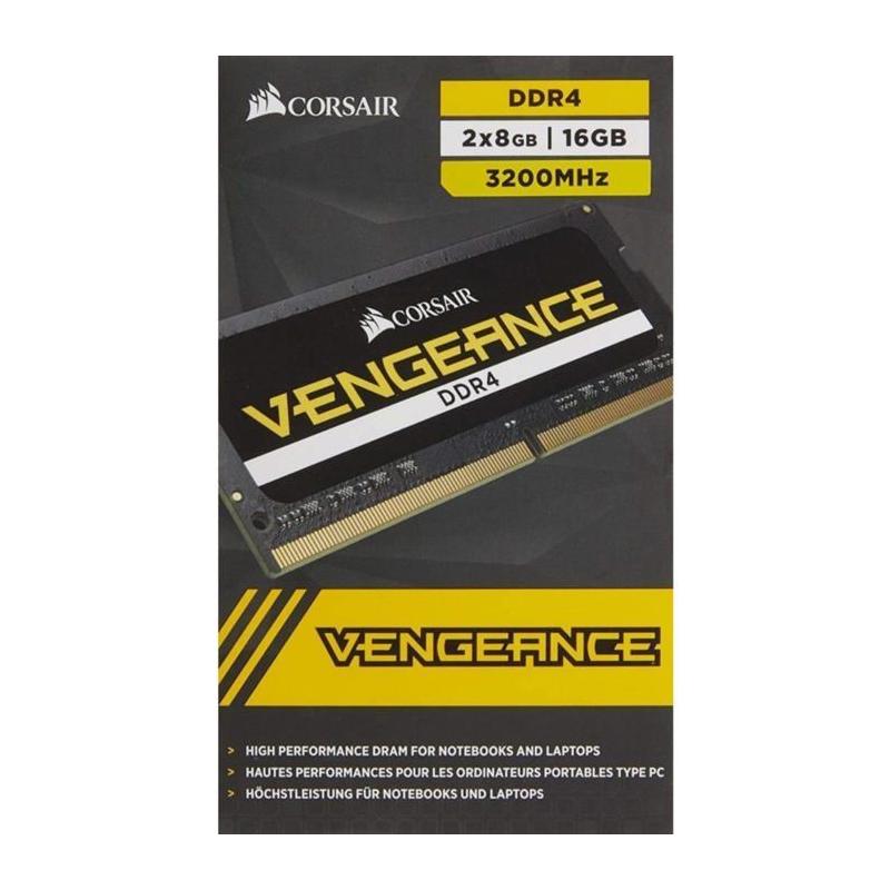 Boostez les performances de votre ordinateur portable avec la MÉMOIRE CORSAIR VENGEANCE SODIMM 16 GO DDR4 3200 MHZ !