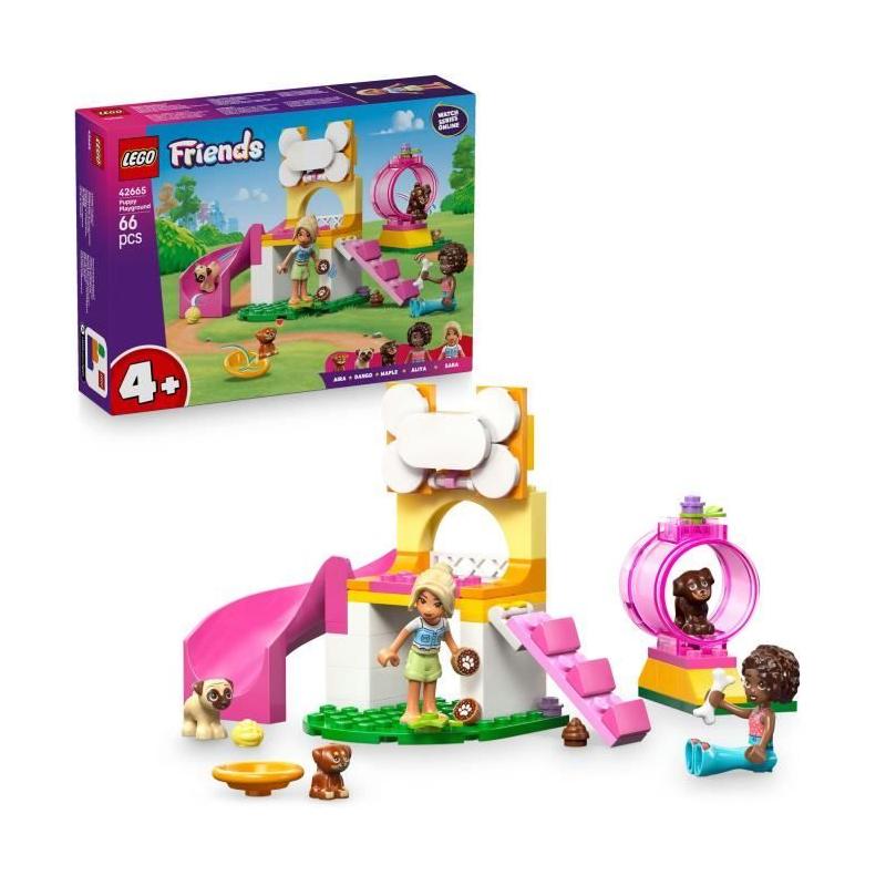 LEGO Friends 42665 L'Aire de Jeux des Chiots pour Fille de 4 ans