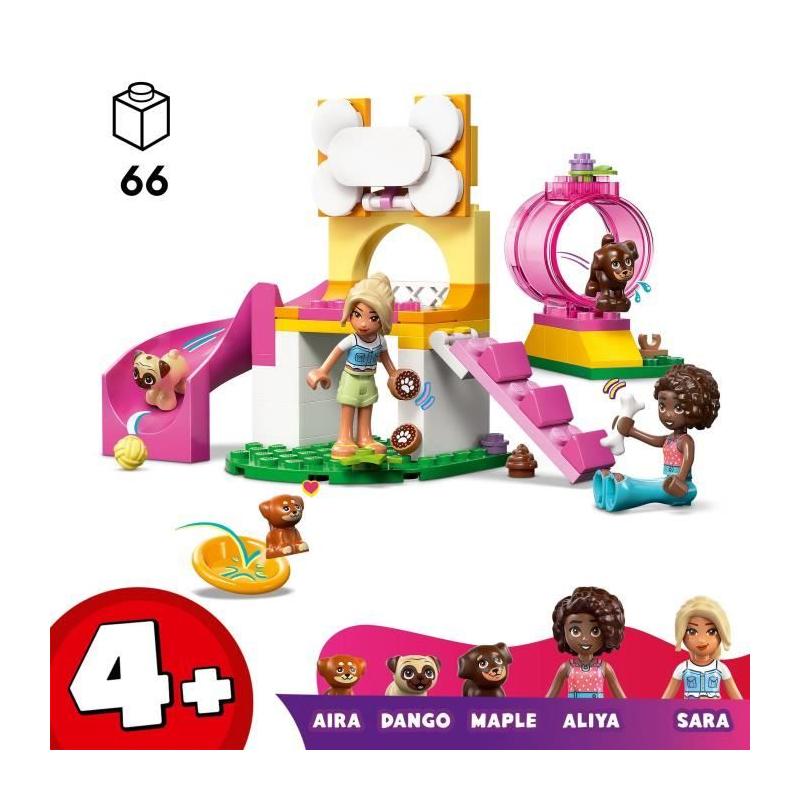 LEGO Friends 42665 L'Aire de Jeux des Chiots pour Fille de 4 ans