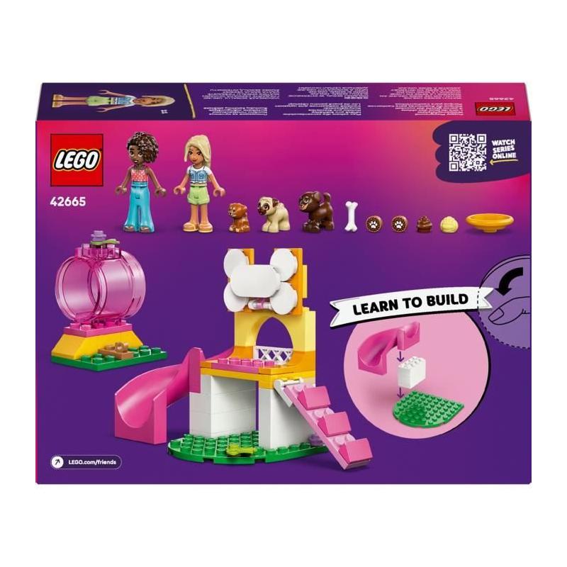 LEGO Friends 42665 L'Aire de Jeux des Chiots pour Fille de 4 ans