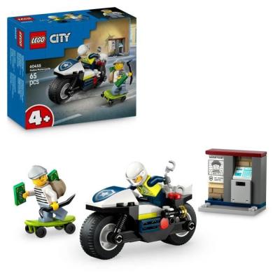 LEGO City 60455: Course-Poursuite en Moto de Police LEGO - 4 ans