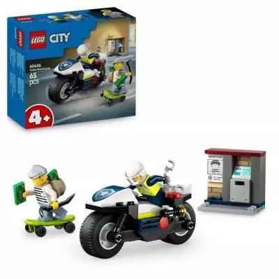 LEGO City 60455: Course-Poursuite en Moto de Police LEGO - 4 ans