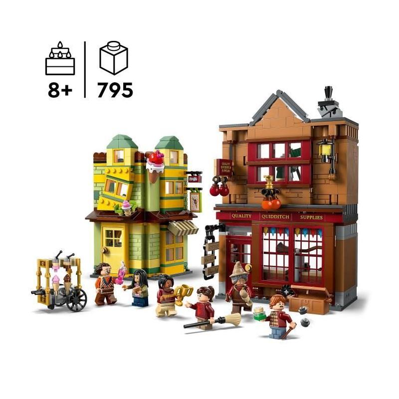 LEGO Harry Potter 76452 : Magasin Quidditch et Glaces, jeu de construction 8 ans