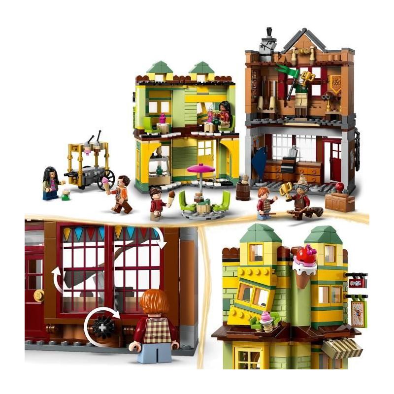 LEGO Harry Potter 76452 : Magasin Quidditch et Glaces, jeu de construction 8 ans