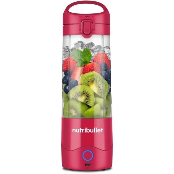 Blender portable - NutriBullet - NBP003MA - 70W - 0.475L - Magenta - 1 gourde incluse