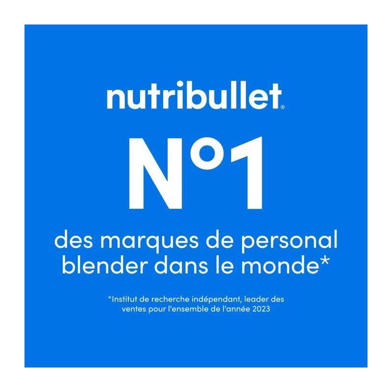Mélangeur portable NutriBullet - NBP003MA - 475ml - Sans BPA - Recharge USB-C