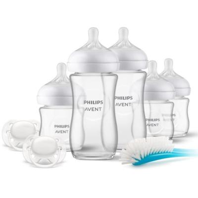 Coffret de Naissance Biberon Verre Natural Philips Avent 240 ml