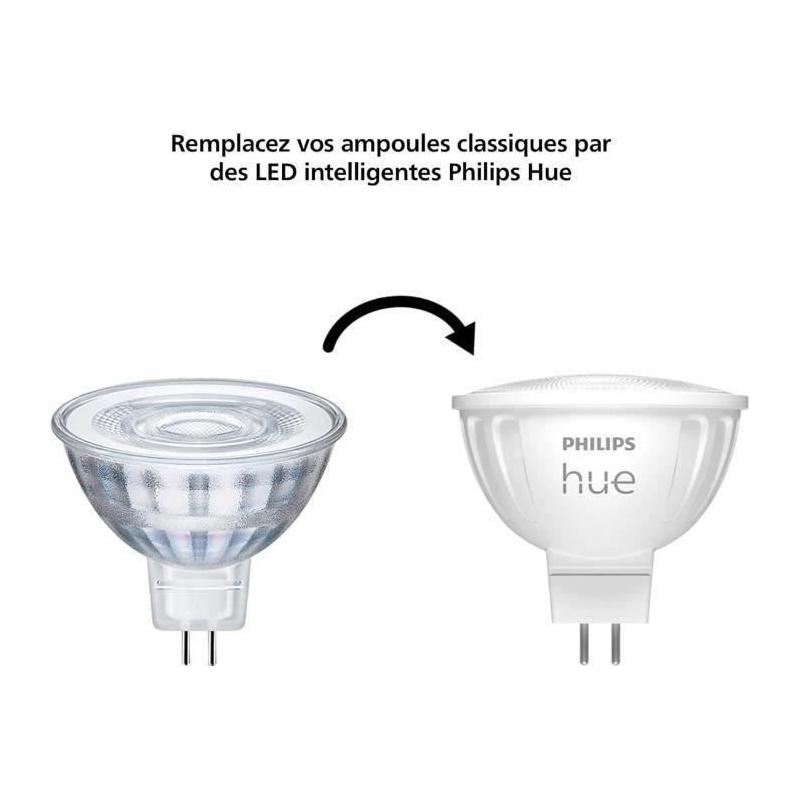 Ampoule intelligente Philips Hue MR16 - Lot de 2