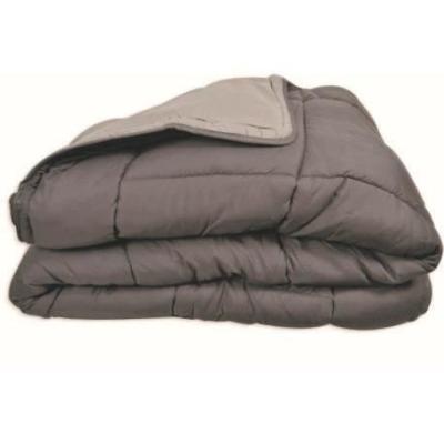 Couette chaude Microfibre 400g/m² Gris & Argent 240x260cm