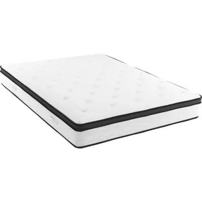 Matelas POCKET HYBRID 160x200 cm - Ressorts ensachés - 5 zones - Mémoire de forme