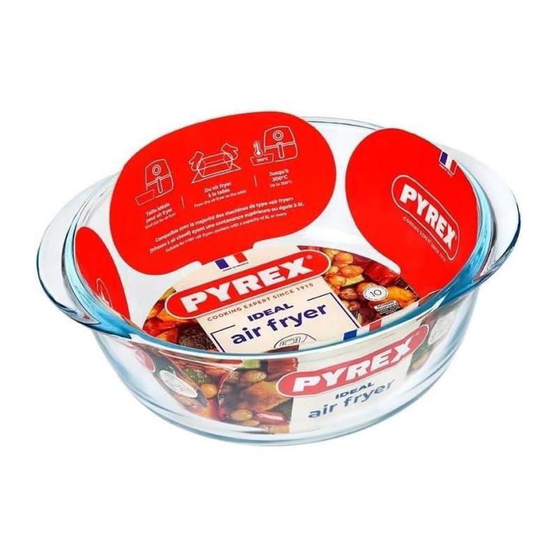 Plateau pour four PYREX 26 cm en verre borosilicate