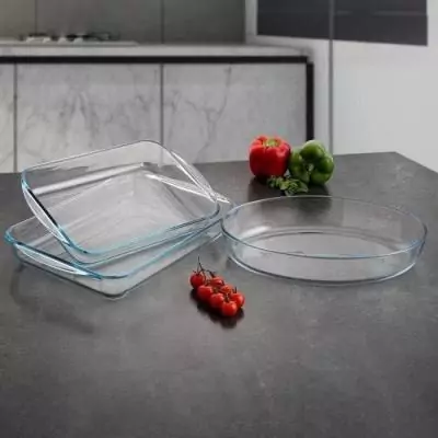 Plat à lasagnes Pyrex 35 x 23 cm - Verre borosilicate