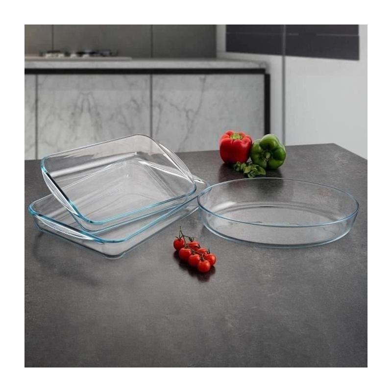 Plat à lasagnes Pyrex 35 x 23 cm - Verre borosilicate