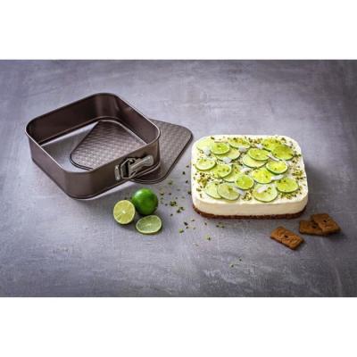 Moule à charnière Pyrex 24 cm carré antiadhésif