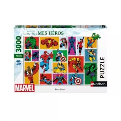 Puzzle 3000 pièces Retro Marvel Mes Héros, Qualité supérieure Puzzle 3000 pièces Retro Marvel Mes Héros, Qualité supérieure