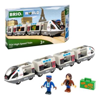 Train TGV INOUI SNCF BRIO - Circuit en bois - 3 ans+