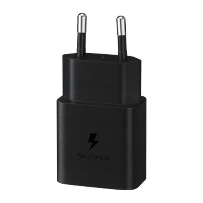 Chargeur Secteur USB C 15W Samsung Noir - Recharge Rapide