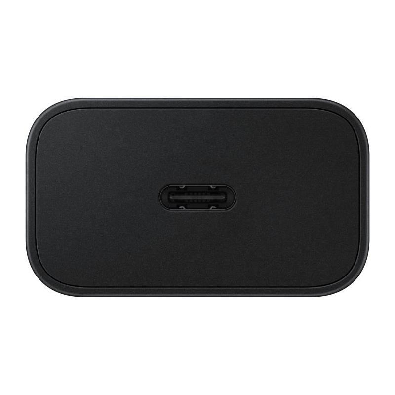 Chargeur téléphone SAMSUNG 25W USB C rapide noir