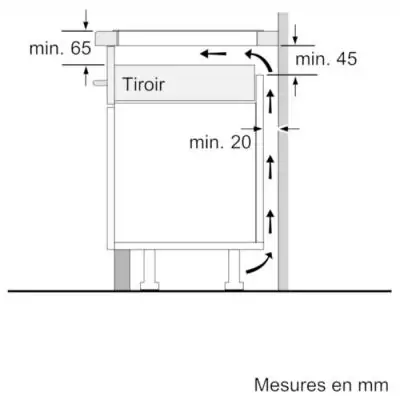 Bosch PUC611AA5E Noir Intégré 60 cm Plaque avec zone à induction 3 zone(s) Bosch PUC611AA5E Noir Intégré 60 cm Plaque avec zone à induction 3 zone(s)