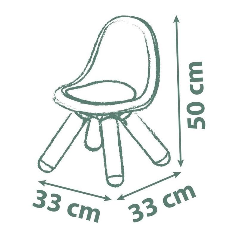 Chaise enfant Smoby Life - Confort et couleur pour jouer plein air