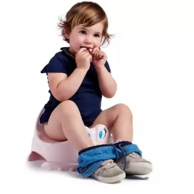 Pot rigolo ThermoBaby - Rose poudré