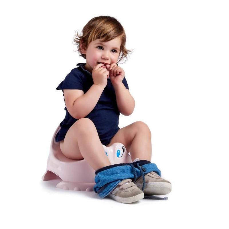 Pot rigolo ThermoBaby - Rose poudré