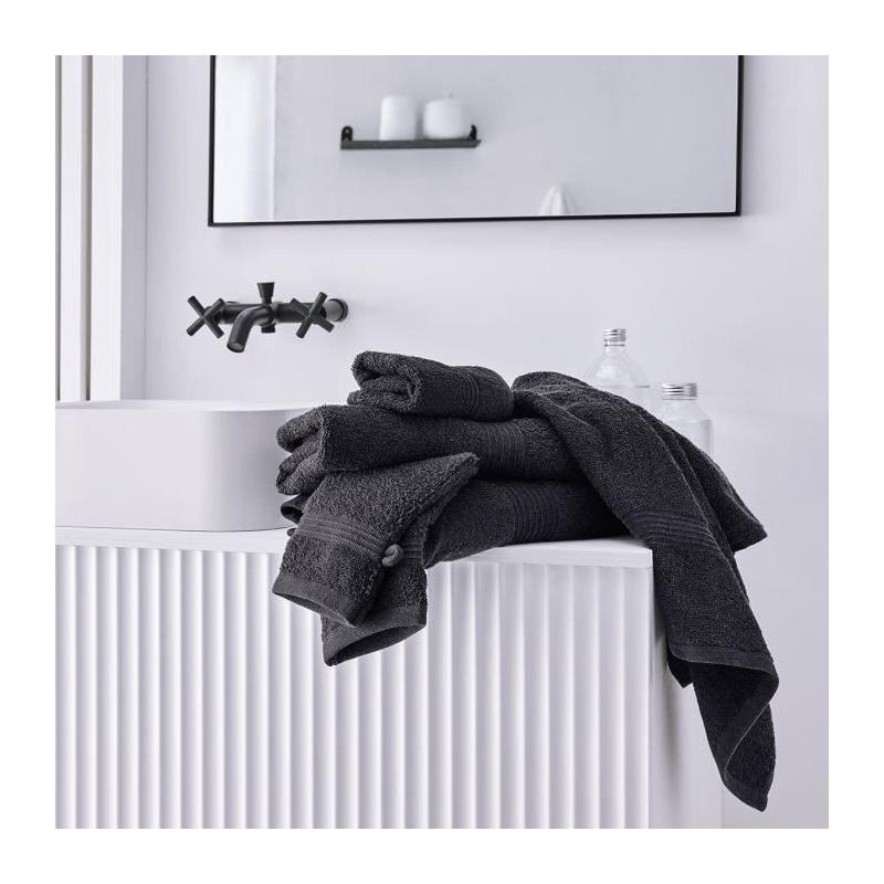 Serviette de bain TODAY Essential en coton 90x150 cm - Fusain