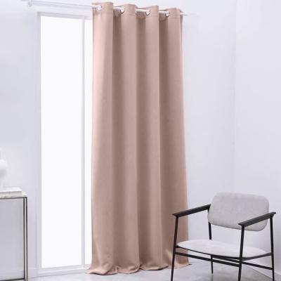 Rideau Occultant 140x240cm Uni Rose des sables