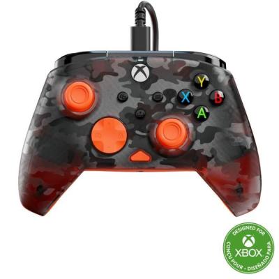Manette de jeu Xbox Series X|S | Camouflage Noir / Orange