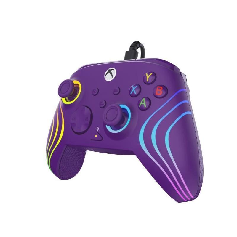 Manette de jeu Afterglow Wave pour Xbox - RGB Violet
