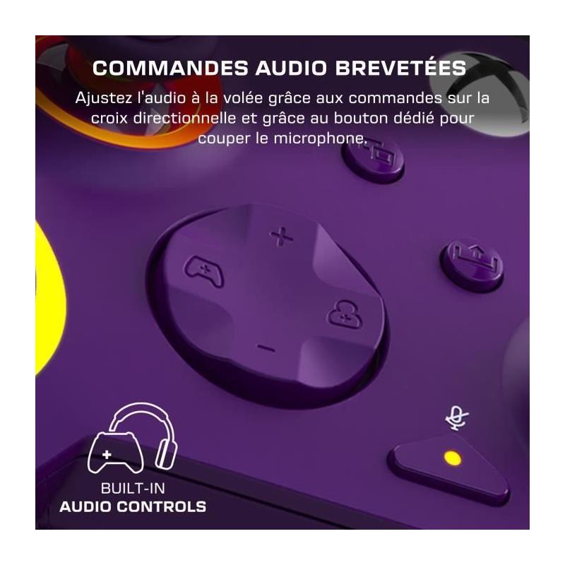 Manette de jeu Afterglow Wave pour Xbox - RGB Violet