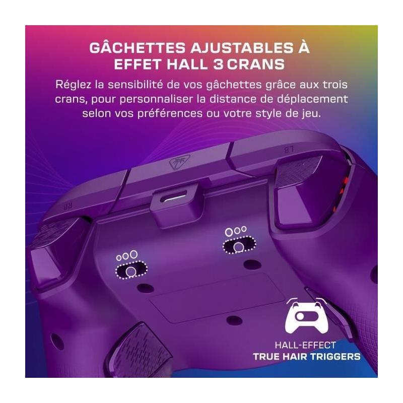 Manette de jeu Afterglow Wave pour Xbox - RGB Violet